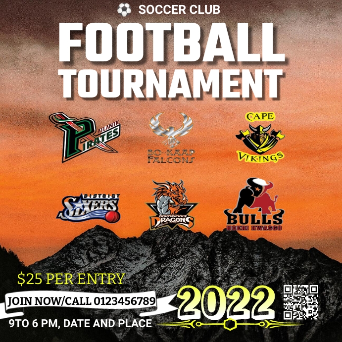 FOOTBALL Template | PosterMyWall