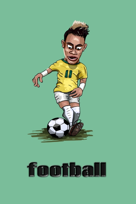 football Poster template