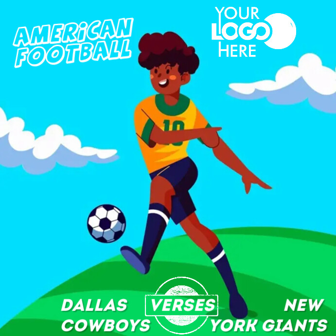 football Template PosterMyWall