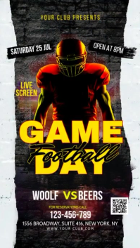 Football Tampilan Digital (9:16) template