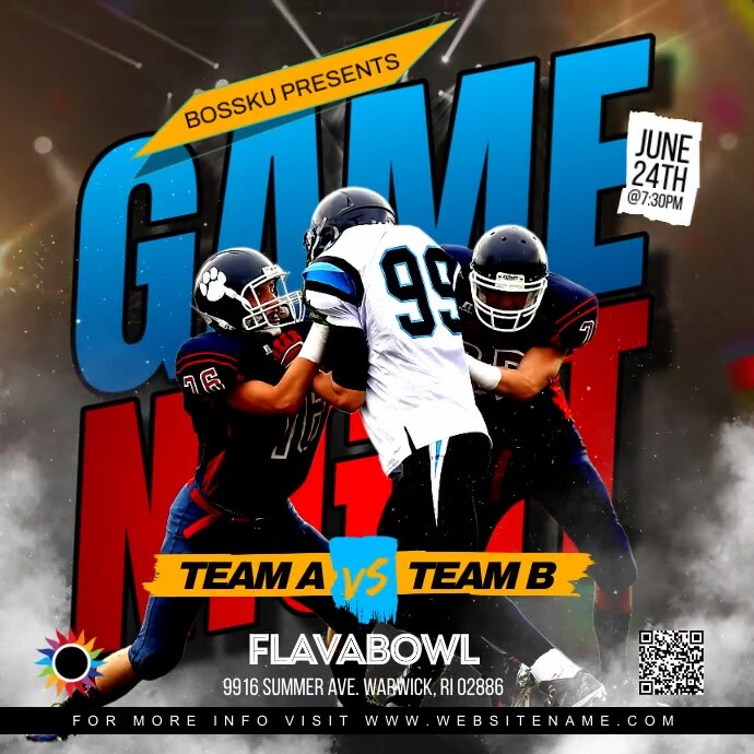 Football Template PosterMyWall