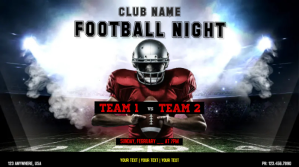 FOOTBALL Display digitale (16:9) template