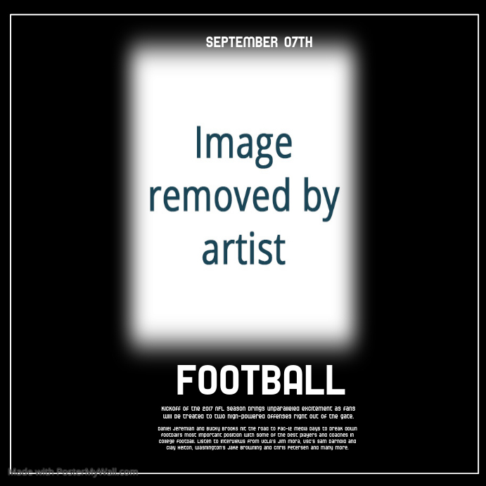 Football Template Postermywall