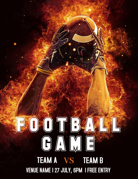 Football event Template | PosterMyWall