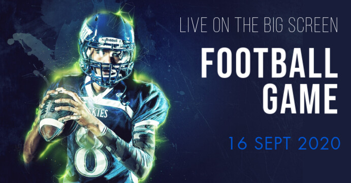 Football event Template | PosterMyWall