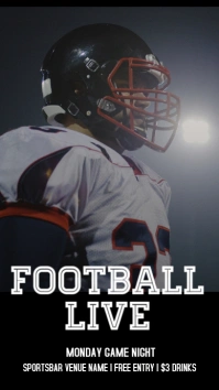 Football event - digital template