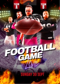 football final match ad design flyer Template | PosterMyWall