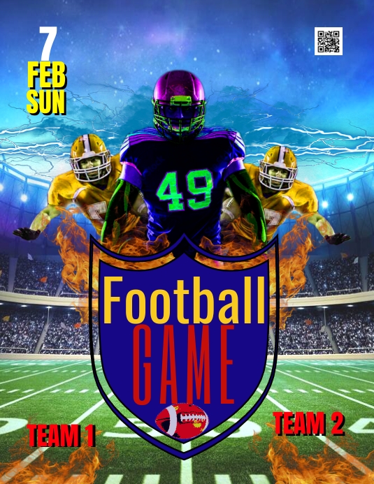 football flyer ad design Template PosterMyWall