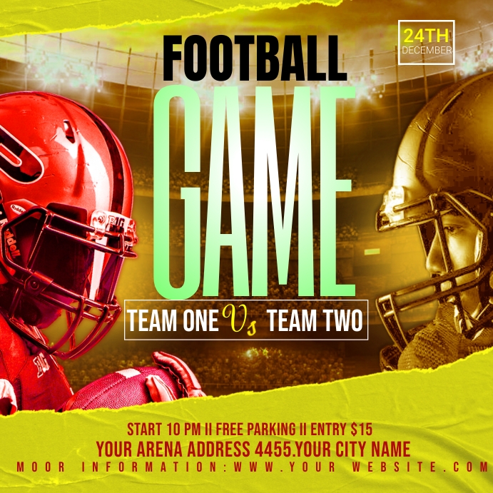 football flyer ad design Template | PosterMyWall