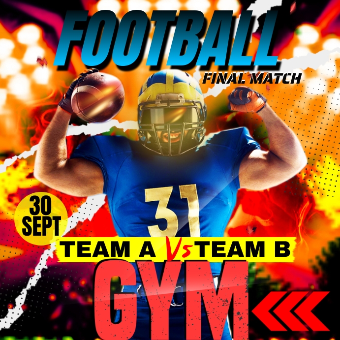 football flyer ad design Template PosterMyWall