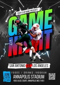Football Flyer A5 template