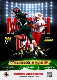 Football Flyer A5 template