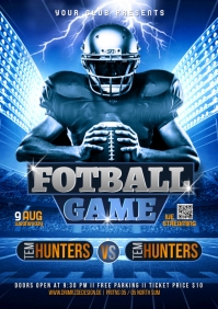 football flyers,Soccer A5 template