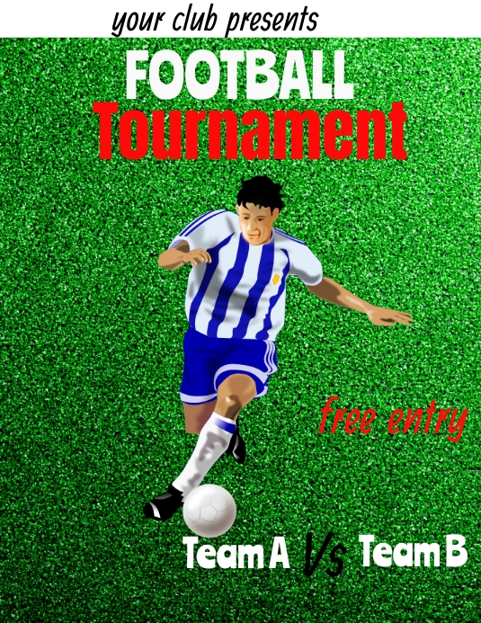 Football flyers Template PosterMyWall Football flyers Template PosterMyWall