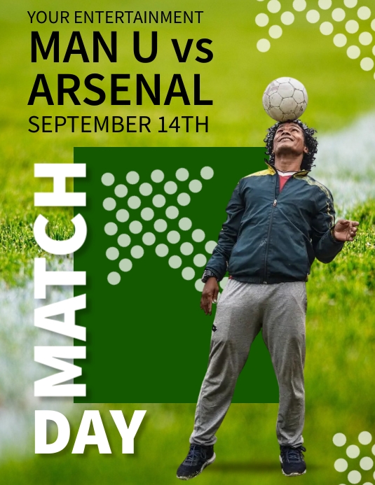 Football Flyers Template PosterMyWall Football Flyers Template PosterMyWall