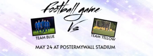 Football game facebook cover photo template