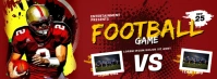 football game facebook cover template Facebook-omslagfoto