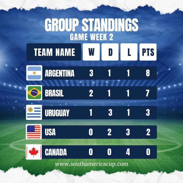 Football Game Standing Design Template | PosterMyWall