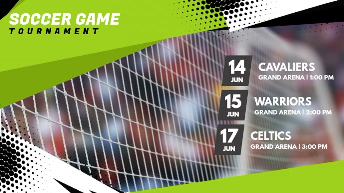 Copy of Football Game Tournament Digital Display Video | PosterMyWall