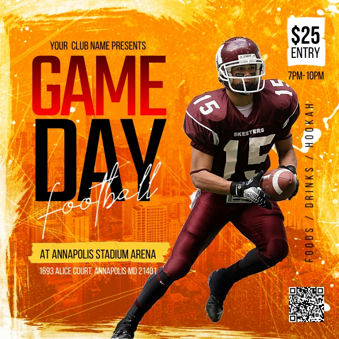 Football Instagram Post Template PosterMyWall