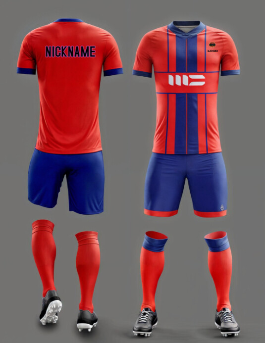 Football jersey kit Flyer (US Letter) template