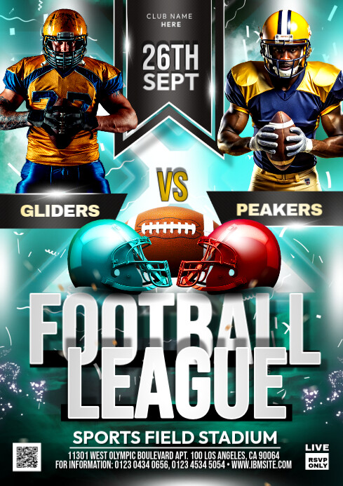 FOOTBALL LEAGUE A1 template
