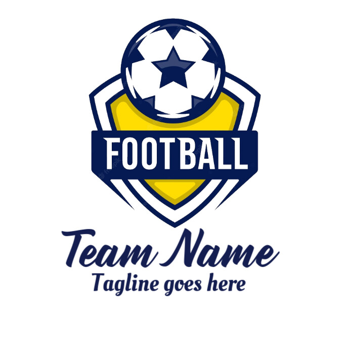 Football logo, football team logo Template | PosterMyWall