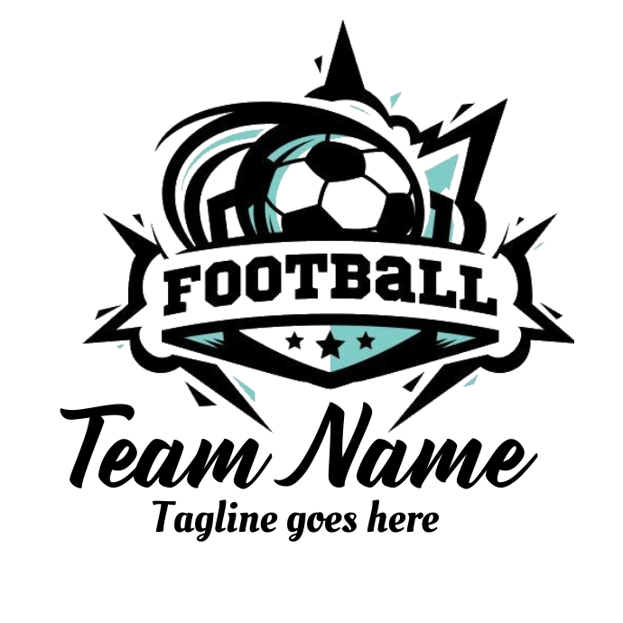 Football logo, football team logo (1) template