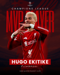 Football Man Of The Match Instagram Portrait template
