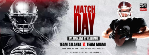 White Football Match Day Copertina Facebook Template