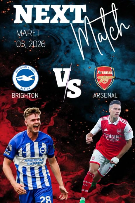 Football Match Day Poster Template | PosterMyWall