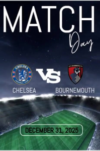 Football Match Day Poster template