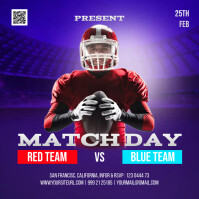 Match day poster template | PosterMyWall