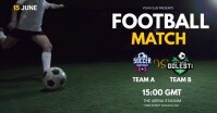 football match Facebook Shared Image template