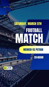 Football Match Pantalla Digital (9:16) template