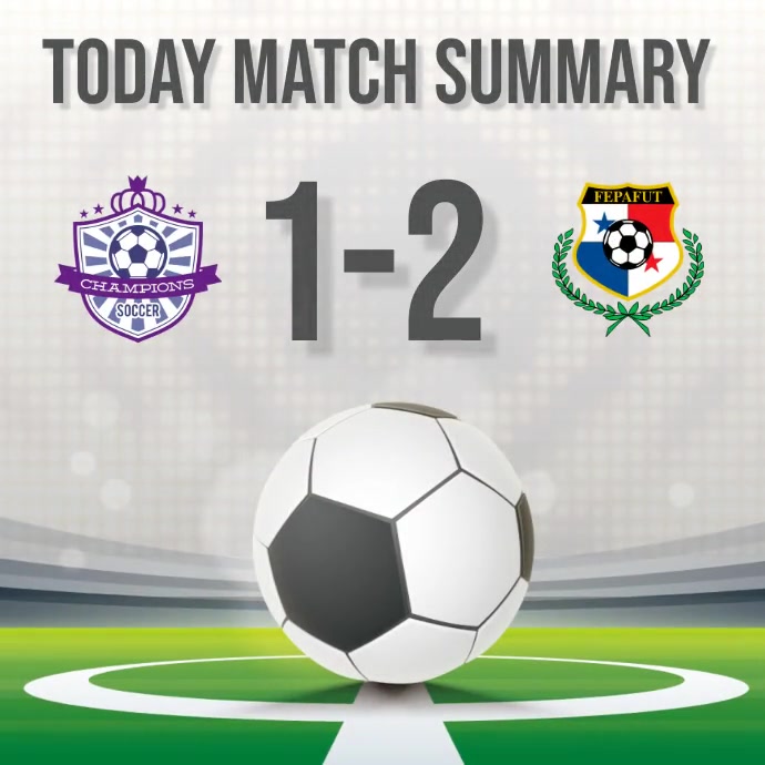 Fastmatch Template FootBall Match Template | PosterMyWall