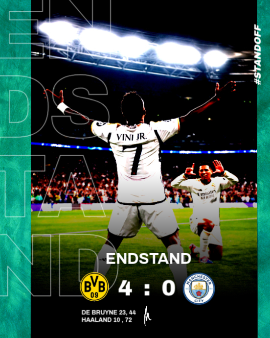 Football Match Endstand Template | Final Score Match Graphic Design ...
