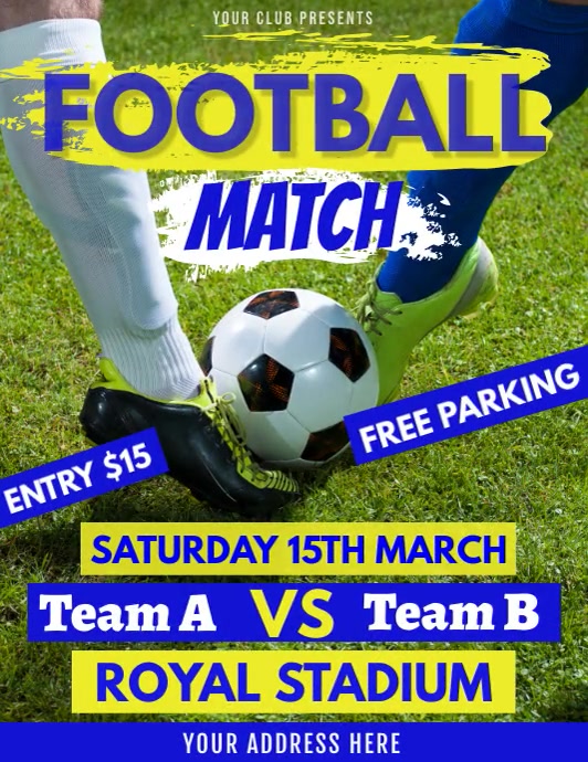 Brosur Turnamen Sepak Bola Lukisan Brosur Turnamen Sepak Bola Lukisan