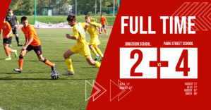 Football match full time score design Gambar Bersama Facebook template