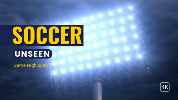 Football Match Highlights Template | PosterMyWall