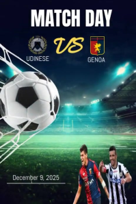 Football Match Day Poster Template | PosterMyWall