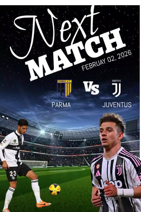 Football Match Announcement Template | PosterMyWall