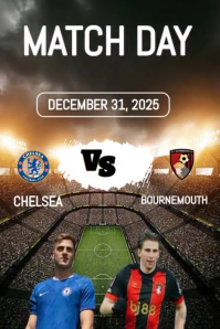 Football Match Poster template
