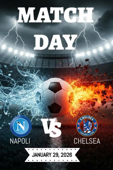Football Match Poster Template | PosterMyWall