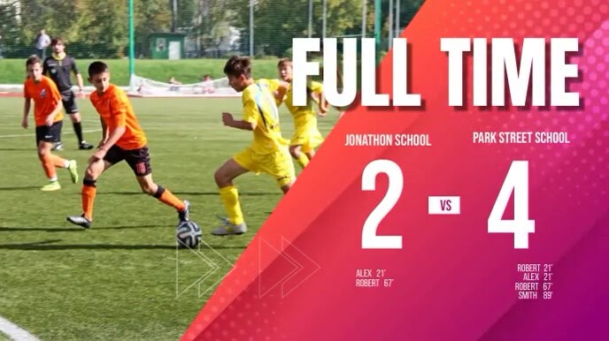 Score Result Design Football Match Result Card Design Template | PosterMyWall