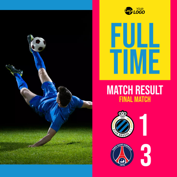 Sports Result Template | PosterMyWall