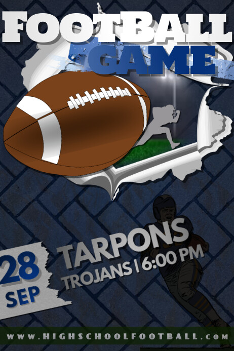 Football NFL High School Event Sports Tailgate Game Party Football NFL High School Event Sports Tailgate Game Party