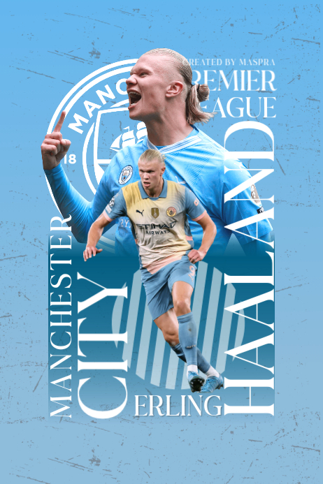 Football Player Design Poster Template | PosterMyWall
