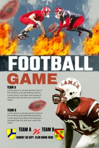 football poster ad design Template | PosterMyWall