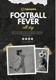 Football Poster Ads A4 template